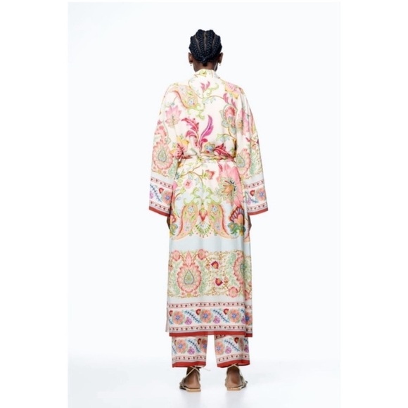 NWT Zara Floral Kimono Size XS - Picture 8 of 8